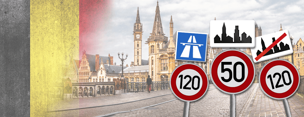 Geschwindigkeiten in Belgien
