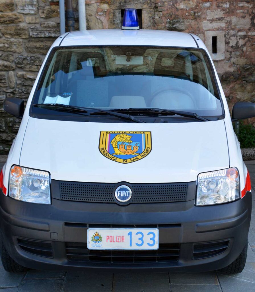 Polizeiauto in San Marino
