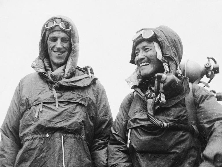 Tenzing Norgay, rechts